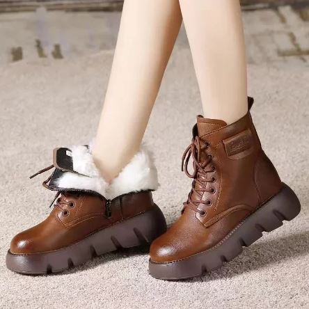 Drune | Gepolsterte Stiefel mit Dicken Sohlen