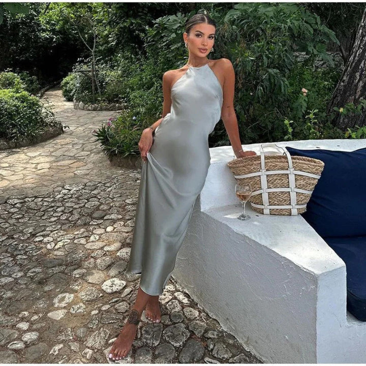 Drune | Halterneck-Kleid für Edle Anmut Bei Damen