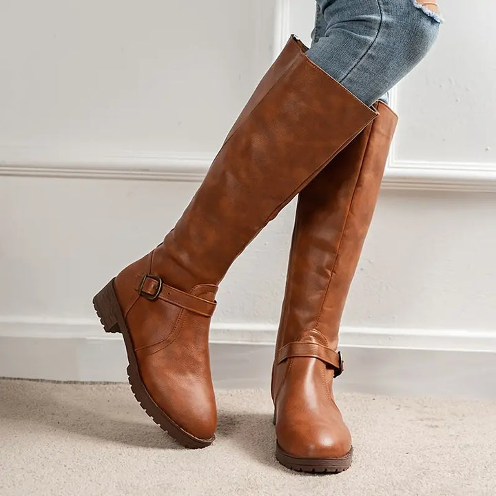 Drune | Reitstiefel für Frauen mit breiter Wade