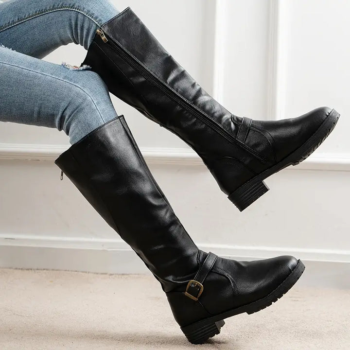 Drune | Reitstiefel für Frauen mit breiter Wade