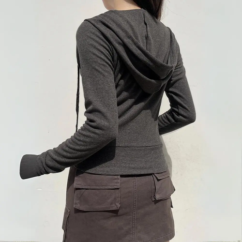 Drune | Urban Chic Reißverschluss Sweatshirt