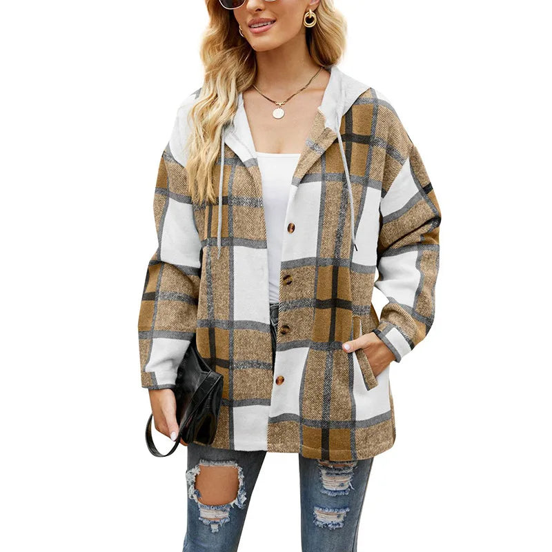 Drune | Klassische Flanelljacke für Frauen