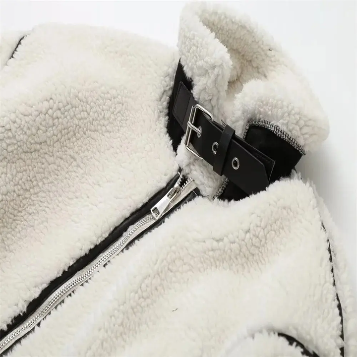 Drune | Schicke Fake-Fur-Jacke