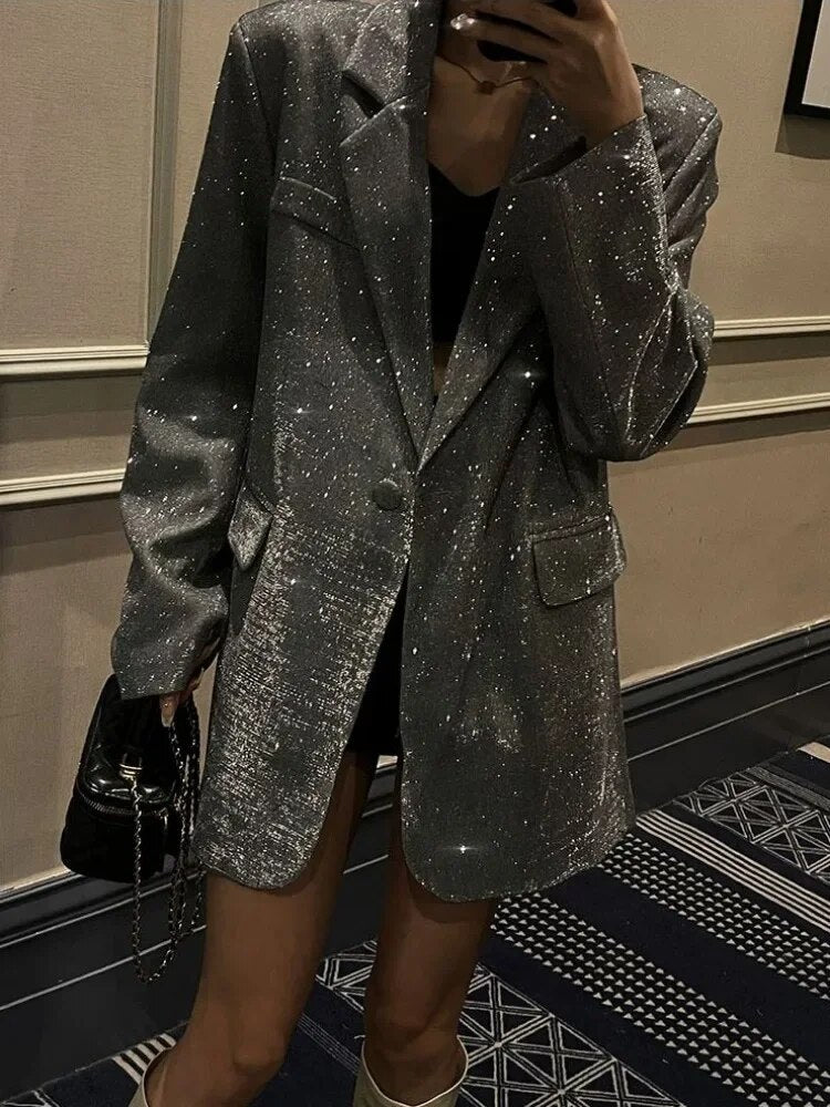 Drune | Glitter Blazer