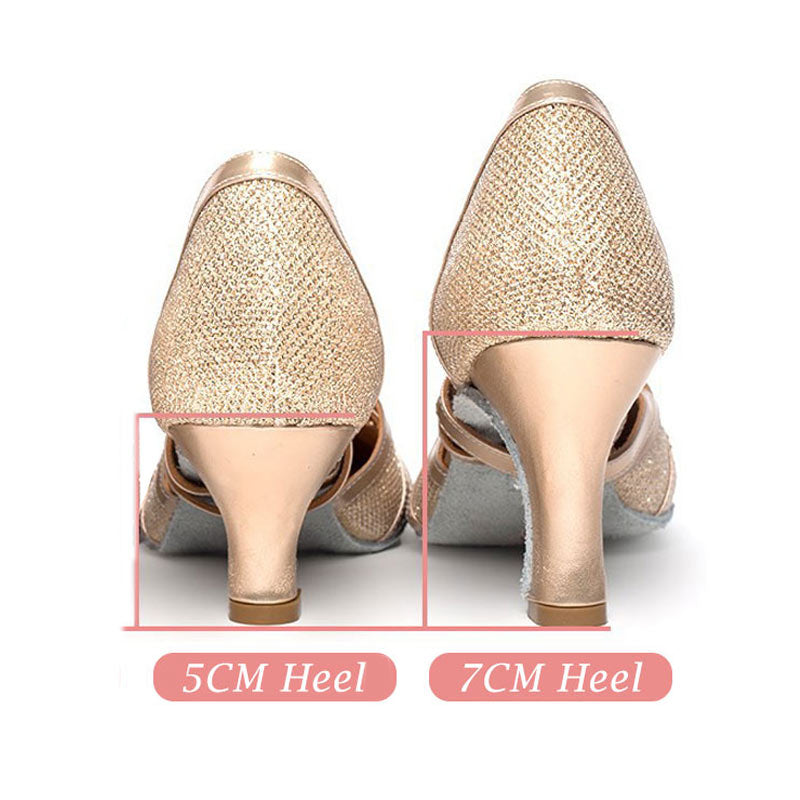 Drune | Salsa Tanzschuhe Damen Latein Tanzschuhe 7cm