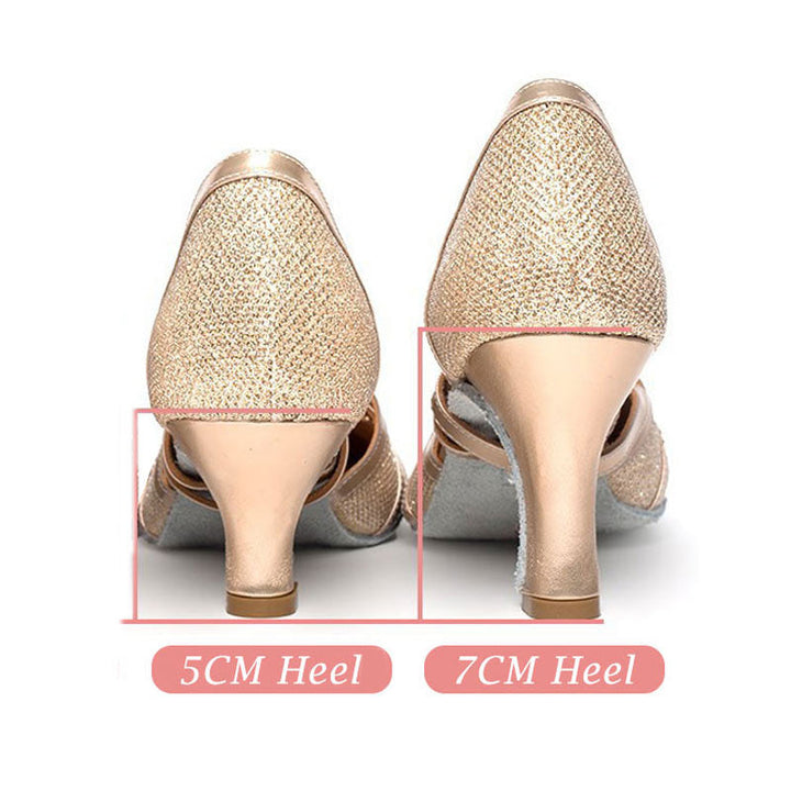 Drune | Salsa Tanzschuhe Damen Latein Tanzschuhe 7cm