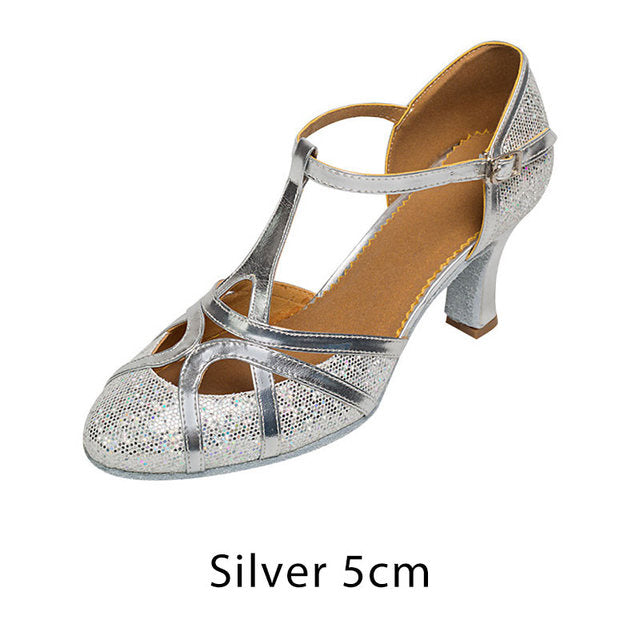 Drune | Salsa Tanzschuhe Damen Latein Tanzschuhe 7cm
