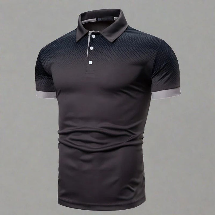 Drune | Gradient Herrenpoloshirt Stilvoll Sommer