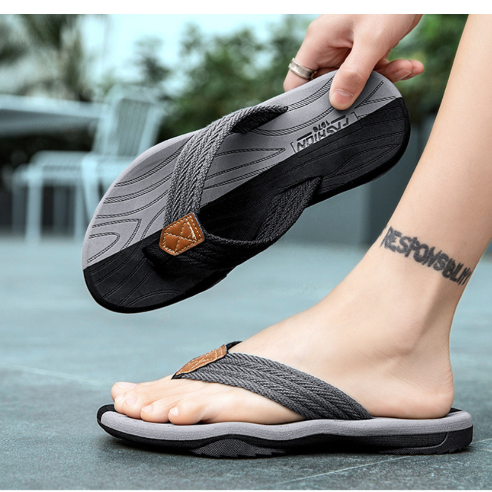 Drune | Weiche Orthopädische Bequeme Zehenslipper