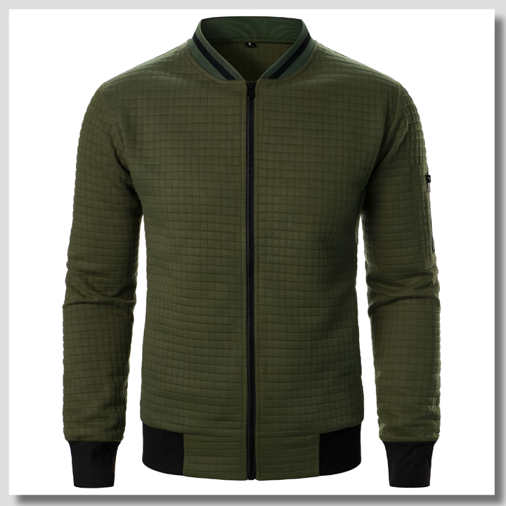 Drune | Bequemer und warmer Herrenpullover mit Reißverschluss
