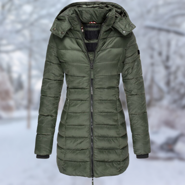 Drune | Stilvolle Halblange Winterjacke Für Damen