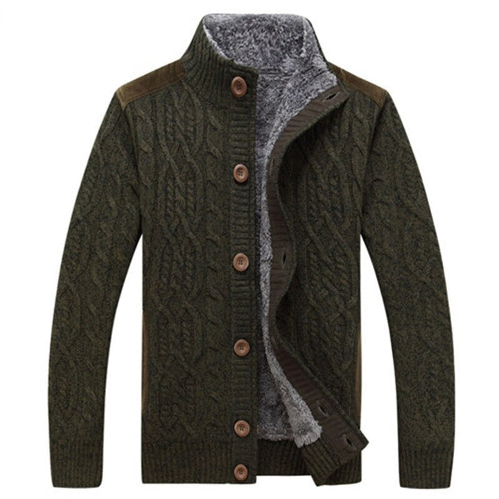 Drune | Strickjacke mit Plüschfutter
