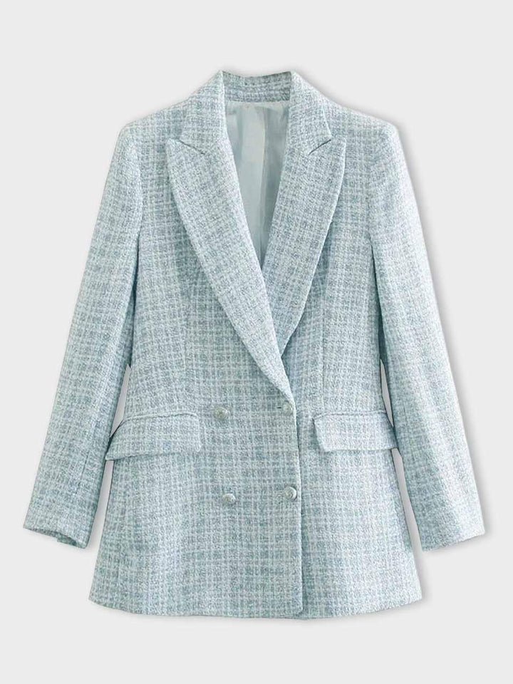 Drune - karierter tweed-blazer