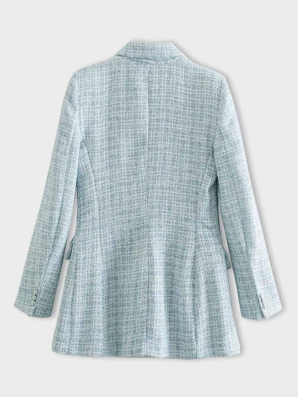 Drune - karierter tweed-blazer