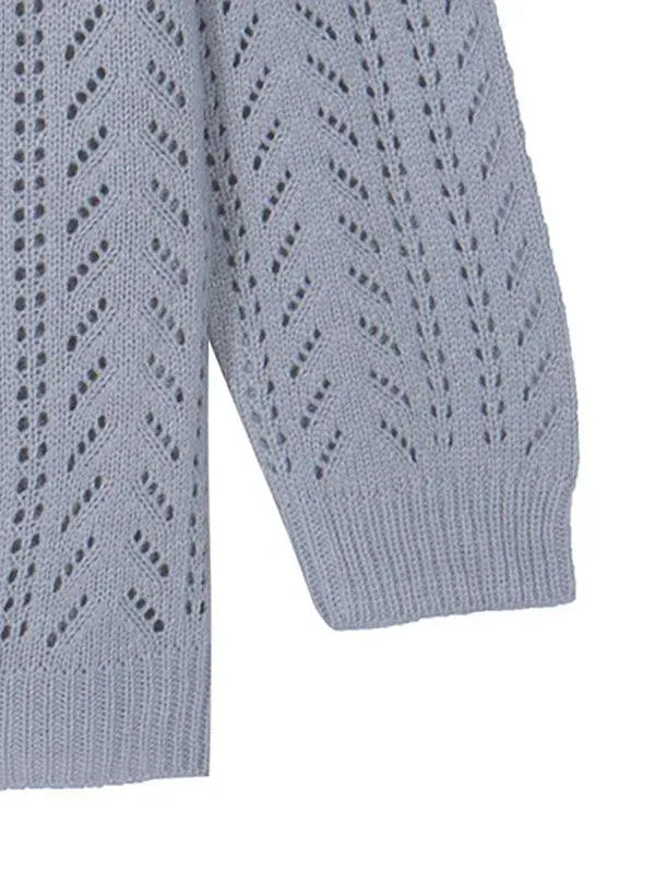 Drune | Lochpullover Strickjacke