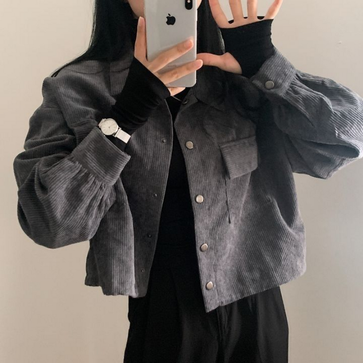 Drune | Gekürzte Cordjacke