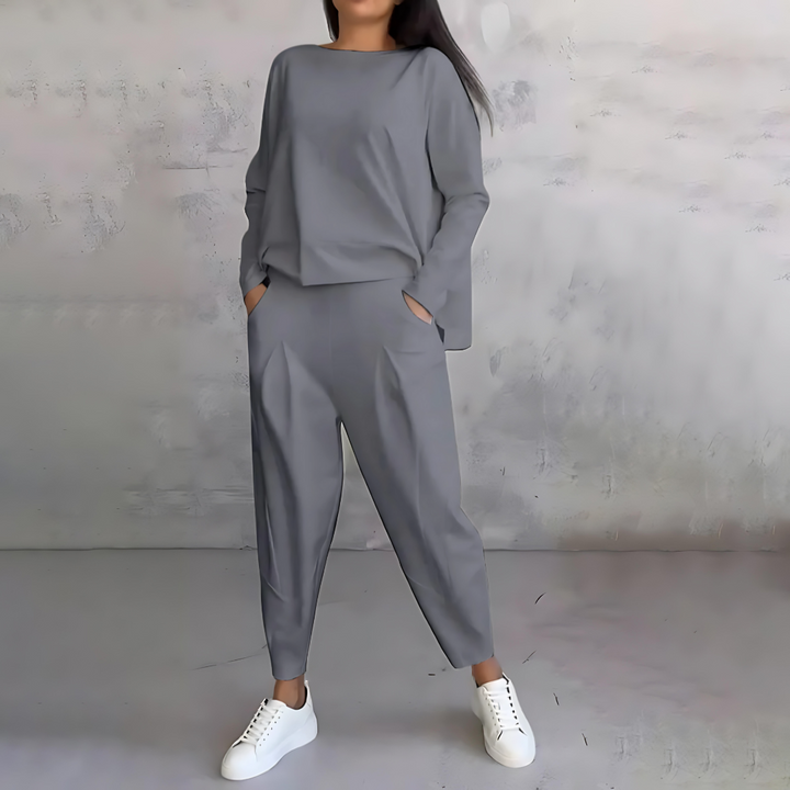 Drune | Lässiges Herbst 2-teiliges Set für Frauen