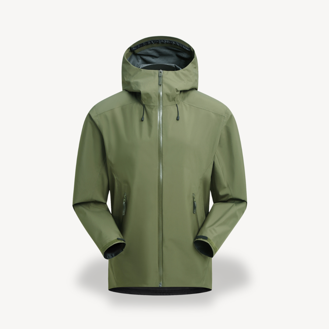 Drune | Unisex wasserdichte Regenjacke mit Kapuze