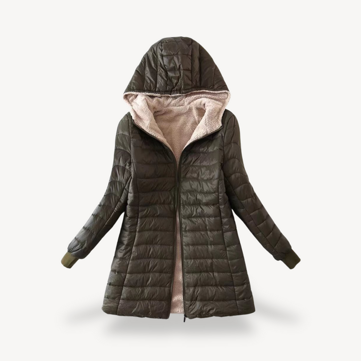 Drune | Damen Sherpa gefütterte Pufferjacke
