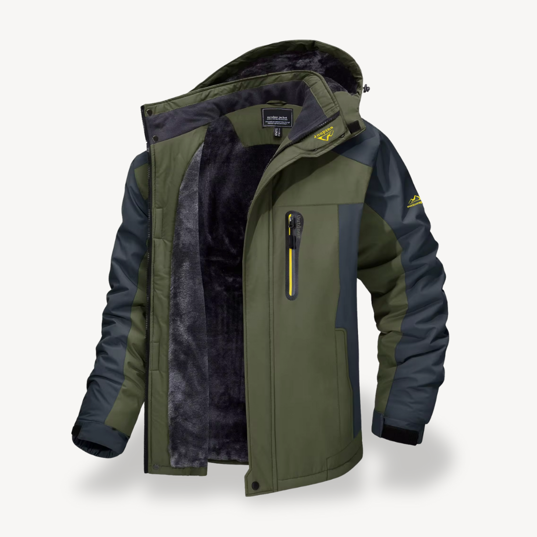 Drune | Herren Wasserfeste Outdoor Winter Fleecejacke