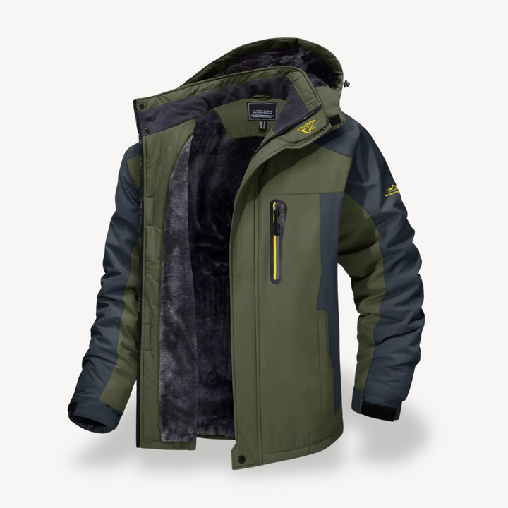 Drune | Herren Wasserfeste Outdoor Winter Fleecejacke
