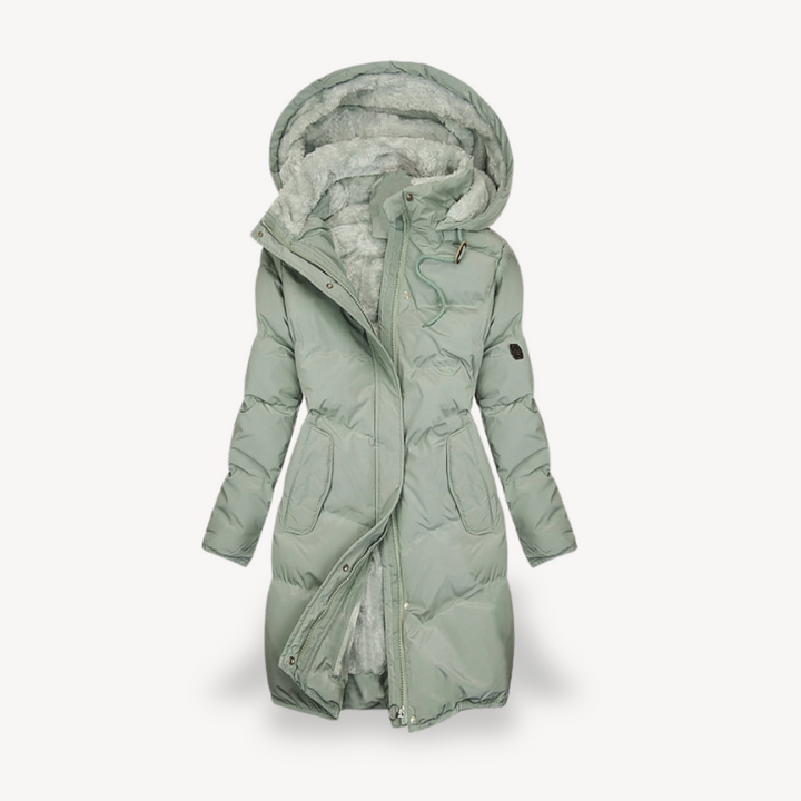 Drune | Fleece gefütterte Pufferjacke für Damen