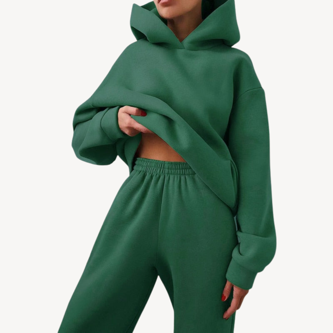 Drune | Oversized Hoodie und Jogger Set für Frauen