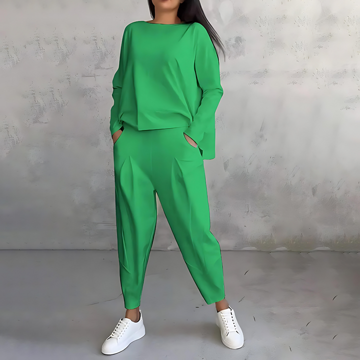 Drune | Lässiges Herbst 2-teiliges Set für Frauen