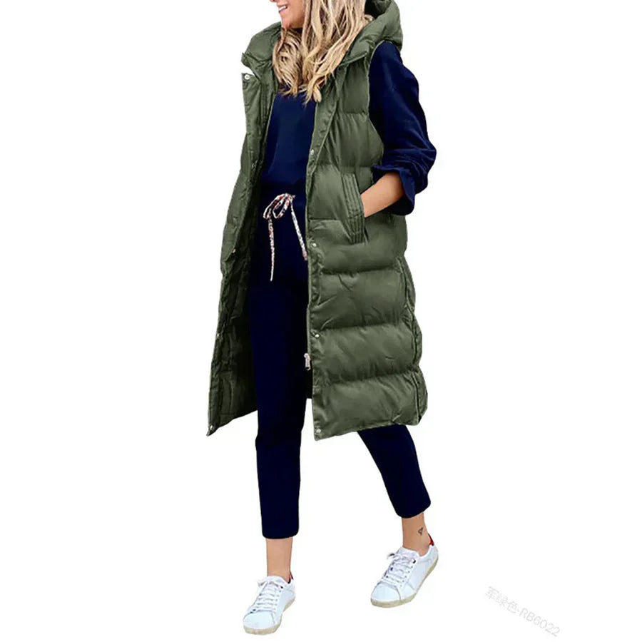 Drune | warme ärmellose Jacke für den Frühling