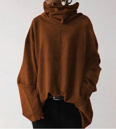 Drune - Damen Kapuzenpullis Rollkragenpullover