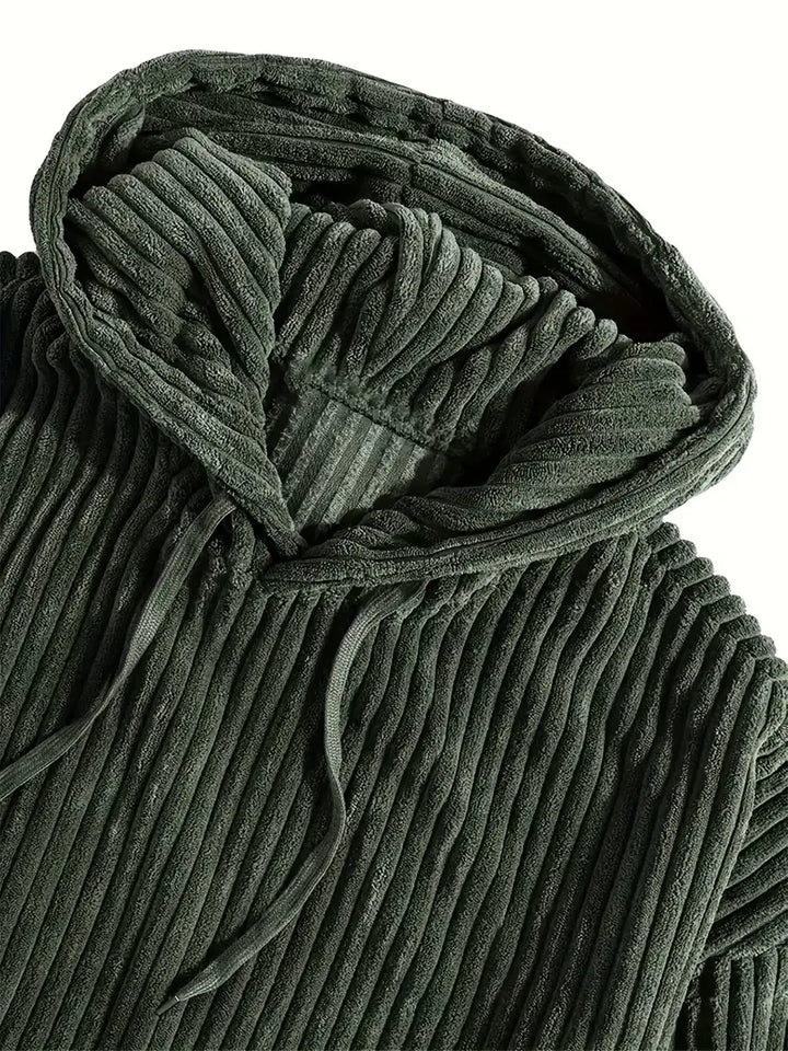 Drune | Pullover Mit Kapuze Aus Cord