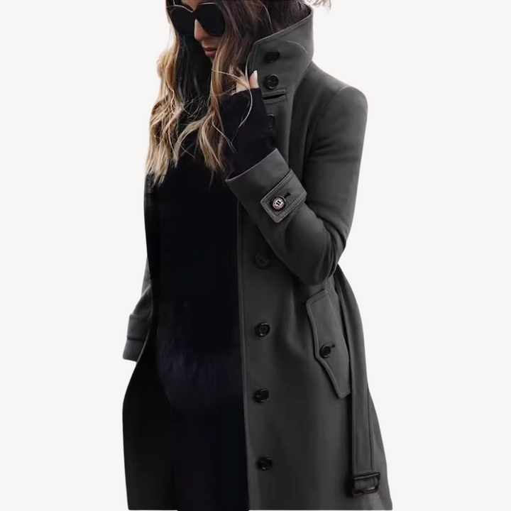Drune | Damen Wollmischung Trenchcoat