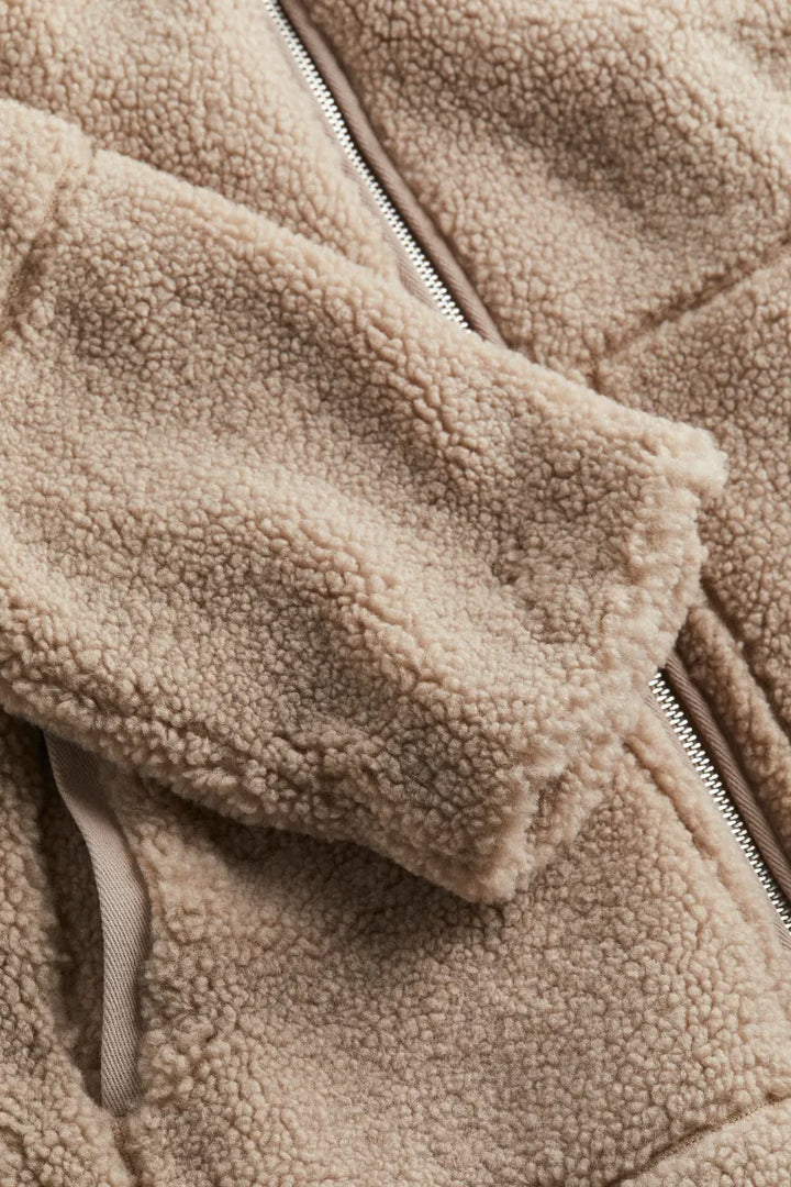 Drune | Damen Sherpa Reißverschlussjacke