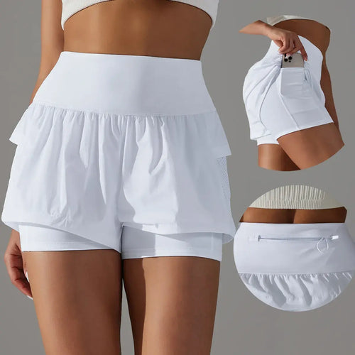 Drune | Gym Sport Laufshorts Für Damen Mit Hoher Taille