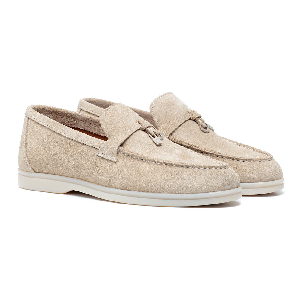 Drune | Damen Niedrig-Absatzschuhe, Weiß