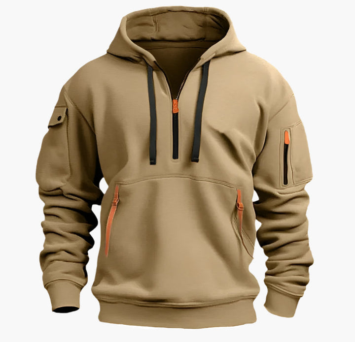 Drune | Kapuzenpullover mit Reißverschluss - Funktionaler Freizeit-Hoodie für Alltag & Outdoor