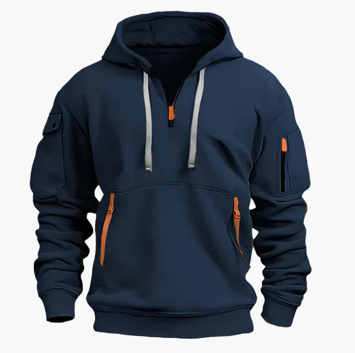 Drune | Kapuzenpullover mit Reißverschluss - Funktionaler Freizeit-Hoodie für Alltag & Outdoor