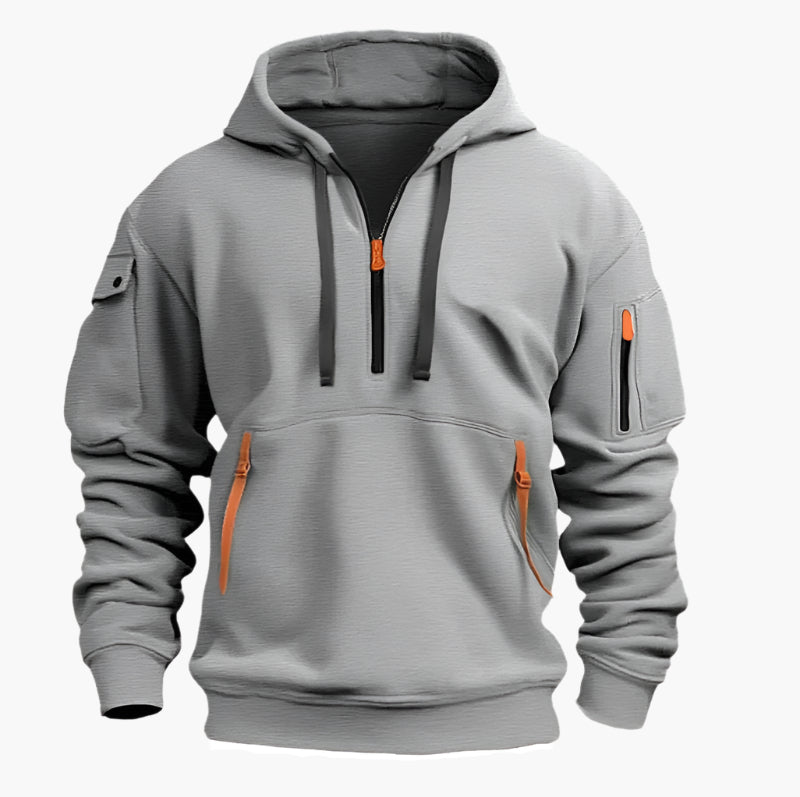Drune | Kapuzenpullover mit Reißverschluss - Funktionaler Freizeit-Hoodie für Alltag & Outdoor