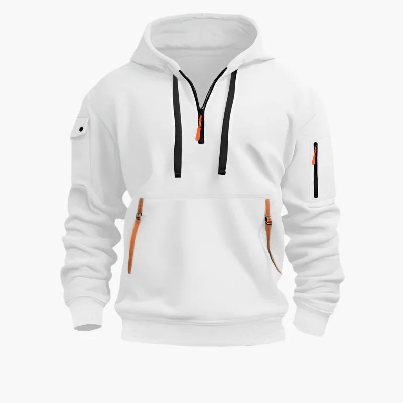 Drune | Kapuzenpullover mit Reißverschluss - Funktionaler Freizeit-Hoodie für Alltag & Outdoor