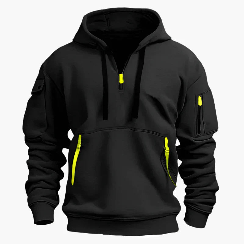 Drune | Kapuzenpullover mit Reißverschluss - Funktionaler Freizeit-Hoodie für Alltag & Outdoor