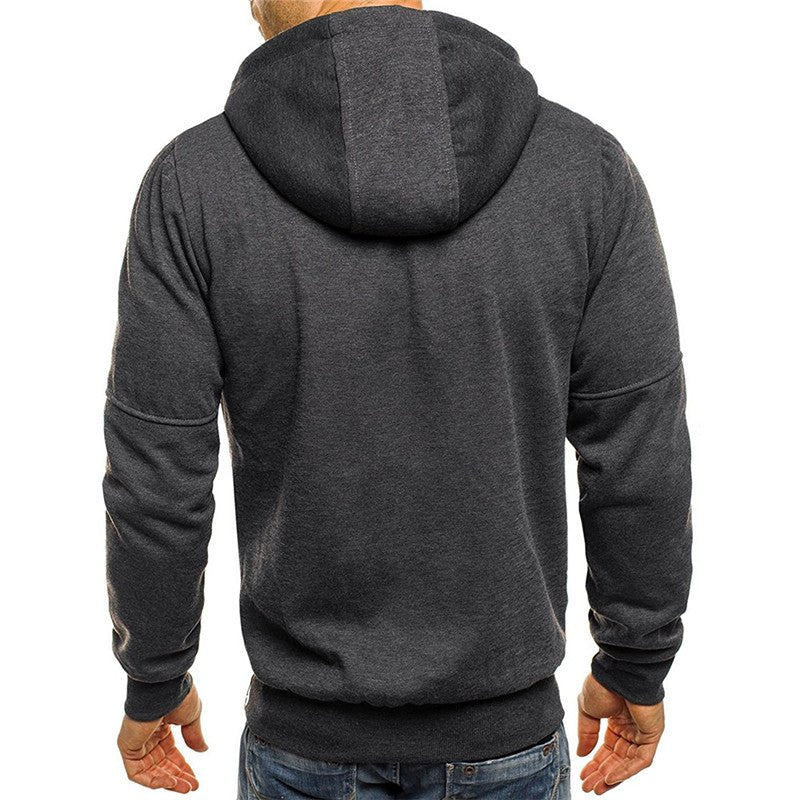 Drune | Kapuzenjacke Sportlich Freizeit - Bequemer Hoodie mit Reißverschluss und Taschen