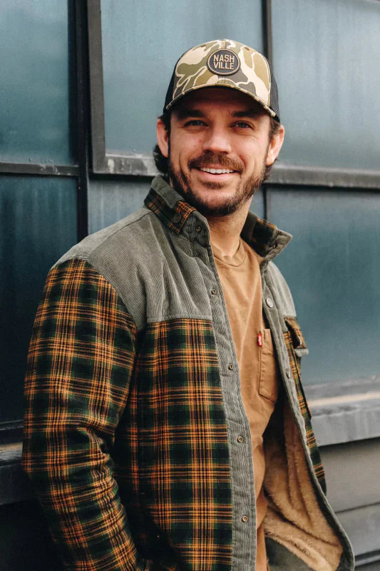 Drune | Outdoor Flanelljacke im Holzfäller-Stil mit Fleece - Freizeit- und Arbeitsjacke