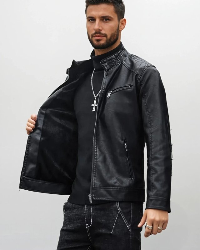 Drune | Bikerjacke im modernen Stil für Freizeit und Ausgehen