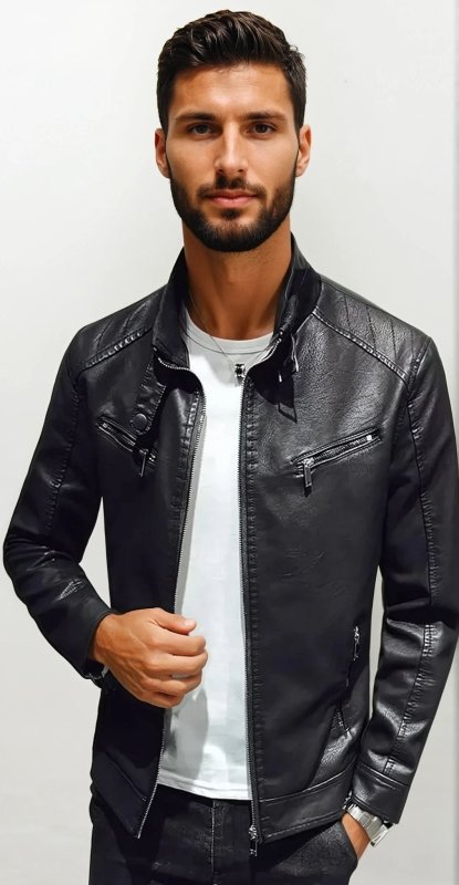 Drune | Bikerjacke im modernen Stil für Freizeit und Ausgehen