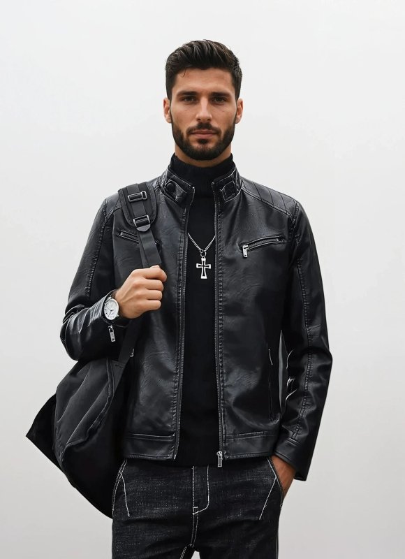 Drune | Bikerjacke im modernen Stil für Freizeit und Ausgehen