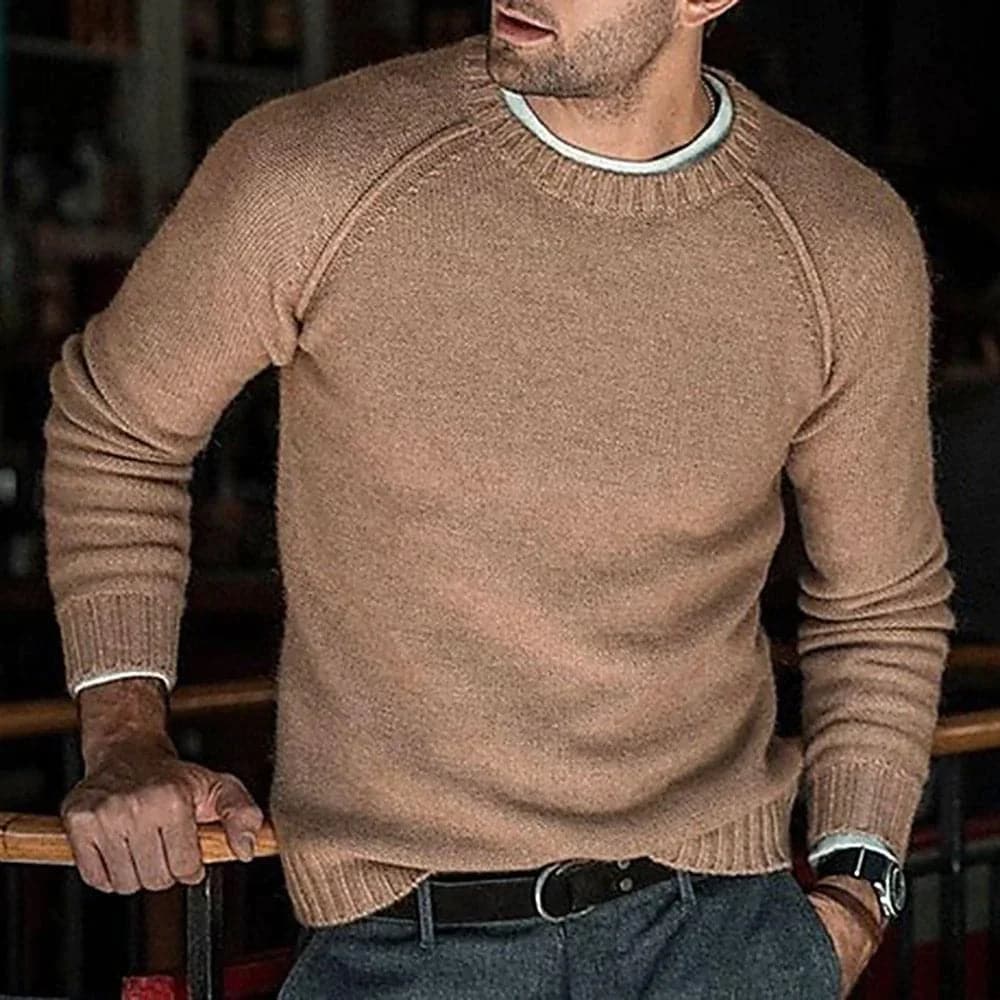 Drune | Pullover Wollmischung Reguläre Passform Rundhals Weich Und Warm