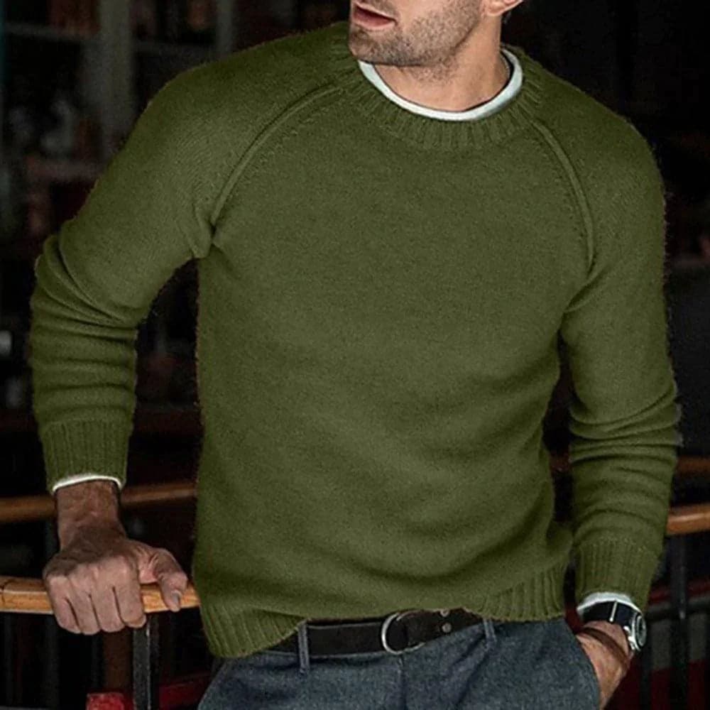 Drune | Pullover Wollmischung Reguläre Passform Rundhals Weich Und Warm