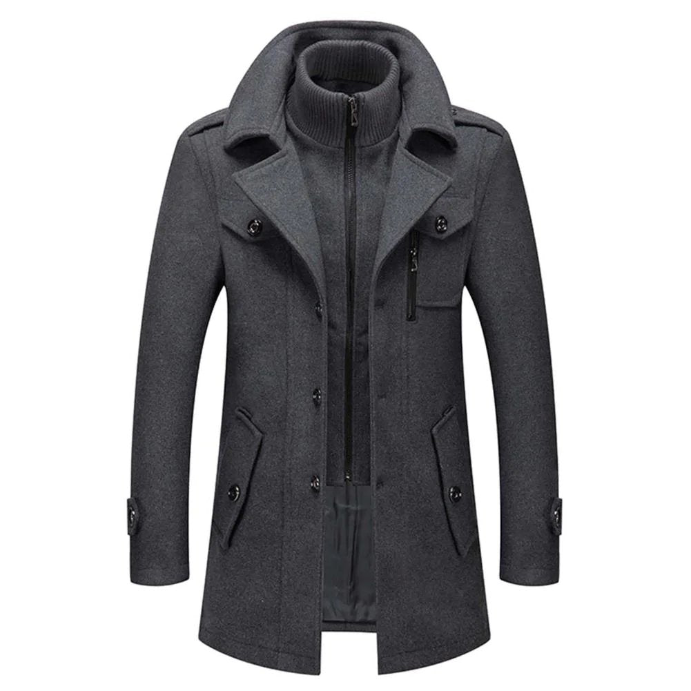 Drune | Lange elegante Herrenjacke