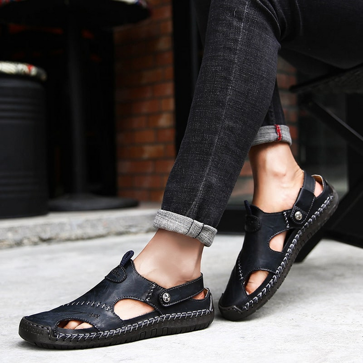 Drune | Bequeme Sandalen mit Verstellbarem Riemen und Rutschfester Sohle