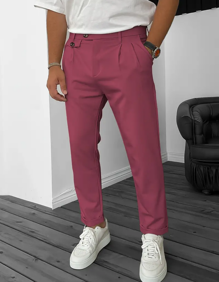 Drune | Herren Bequeme Hose Schwarz